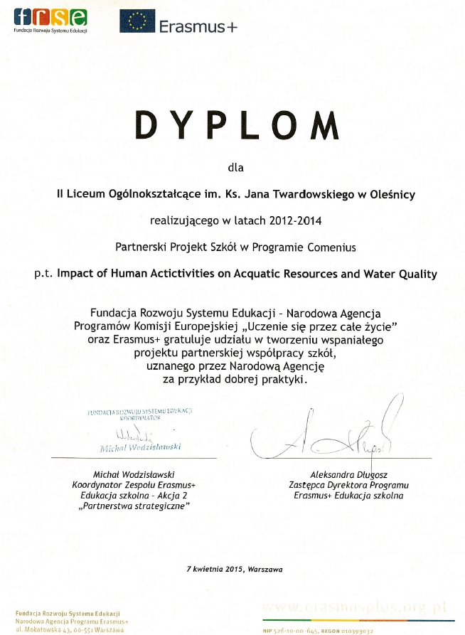 Dyplom realizacja projektu