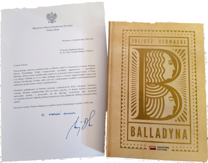 Balladyna thx prezydent